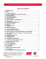 Preview for 3 page of AAF FabriPulse M Installation, Operation And Maintenance Manual