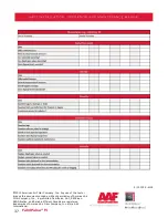 Preview for 37 page of AAF FabriPulse M Installation, Operation And Maintenance Manual