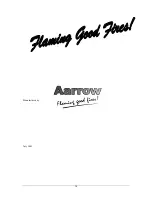 Preview for 34 page of Aarrow Stratford Sf 30 Installation & Operating Instructions Manual