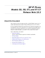 Preview for 5 page of Aastra 55I Release Notes