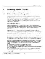 Preview for 23 page of Aastra TA7102i Hardware Installation Manual