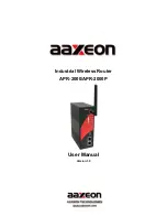 AAxeon APR-2000/APR-20 User Manual preview