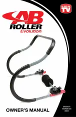 Ab Roller Evolution Owner'S Manual preview