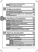 Preview for 18 page of ABAC FORMULA Series Use And Maintenance Handbook