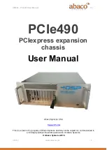 abaco systems 4DSP PCIe490 User Manual preview