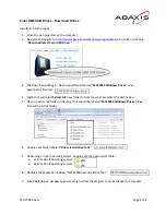 Preview for 1 page of Abaxis VetScan HM5 Installation Instructions