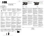 ABB 6805U-508 Operating Instructions preview