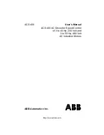 Preview for 1 page of ABB ACS 400 User Manual