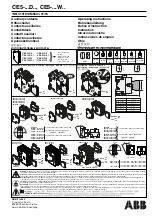 Preview for 1 page of ABB CE5 D Series Operating Instructions