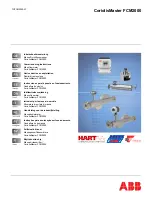 Preview for 1 page of ABB CoriolisMaster FCM2000 Commissioning Instructions