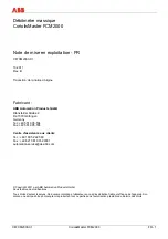 Preview for 67 page of ABB CoriolisMaster FCM2000 Commissioning Instructions