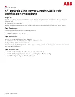 Preview for 1 page of ABB CP3200 Quick Start Manual