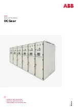 ABB DCGear Product Manual preview