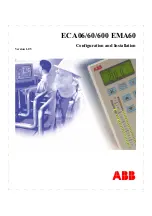 Preview for 1 page of ABB ECA06 Configuration And Installation