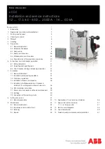 ABB eVD4 Installation And Service Instructions Manual preview