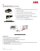 Preview for 138 page of ABB Galaxy Power System Installation Manual