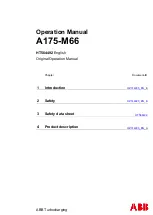 Preview for 1 page of ABB HT564492 Operation Manual