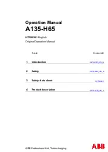 ABB HT599301 Operation Manual preview