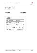 Preview for 29 page of ABB HT601707 Operation Manual