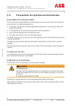 Preview for 22 page of ABB HT602948 Operation Manual