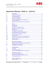 Preview for 3 page of ABB HT604399 Operation Manual