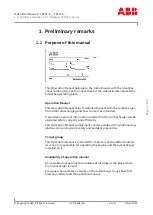 Preview for 5 page of ABB HT607940 Operation Manual