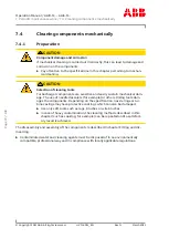 Preview for 74 page of ABB HT608017 Operation Manual