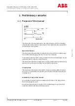 Preview for 5 page of ABB HT846414 Operation Manual