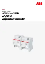 Preview for 1 page of ABB i-bus KNX AC/S 1.x.1 Series Product Manual