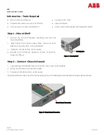 Preview for 10 page of ABB J2007003L301A Quick Start Manual