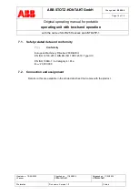 Preview for 15 page of ABB JSD-TD25P Series Original Operating Manual