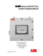 Preview for 1 page of ABB LGR-ICOS GLA531 Series Operating Manual