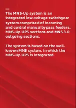 Preview for 2 page of ABB MNS-Up Service Manual