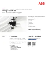 Preview for 1 page of ABB Navigator ADS551 Instruction