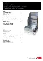 Preview for 1 page of ABB PowerCube PB/F Installation And Service Instructions Manual