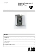ABB PST30 Manual preview