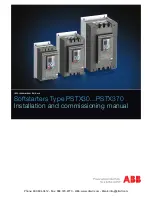 Preview for 1 page of ABB PSTX30 Installation And Commissioning Manual