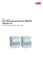 ABB REL650 series Commissioning Manual preview