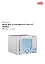 Preview for 1 page of ABB Relion 630 Series Product Manual