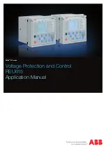 ABB REU615 Applications Manual preview