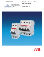 ABB S 280 UC Series Technical Data Manual preview