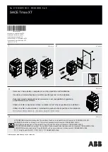 ABB SACE Tmax XT Series Installation Instructions Manual preview