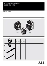 ABB SACE Tmax XT2 Installation Manual preview