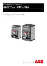 ABB SACE Tmax XT2 User Manual preview