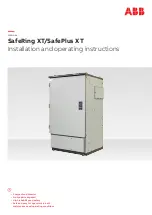 Preview for 1 page of ABB SafePlus XT Installation And Operating Instructions Manual