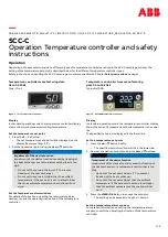 ABB SCC-C I-Tron Operation And Safety Instructions preview