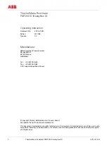 Preview for 2 page of ABB Sensyflow D Operating Instruction