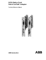 ABB SLTA Option Card Serial LonTalk Technical Reference Manual preview