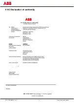 Preview for 14 page of ABB Smile 41 WWWWP Original Instructions Manual