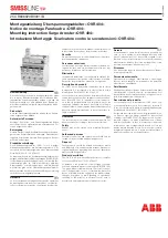 Preview for 1 page of ABB SMISSLINE TP OVR 404 Mounting Instruction